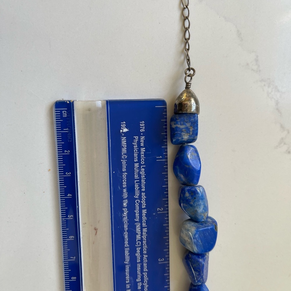 Jay King Lapis Heart Necklace with Silver setting - Picture 13 of 15